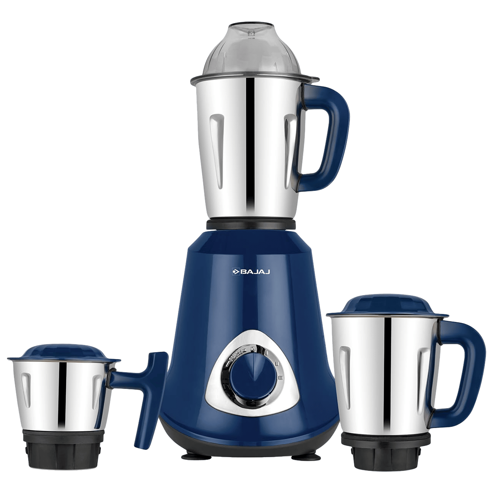 BAJAJ Military Series Glamore 800 Watt 3 Jars Mixer Grinder (20000 RPM, Overload Protection, Royal Blue)