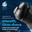 PHILIPS 3000 Series Rechargeable Cordless Shaver for Face for Men (60min Runtime, Skin Protect Technology, Black Silver)_3