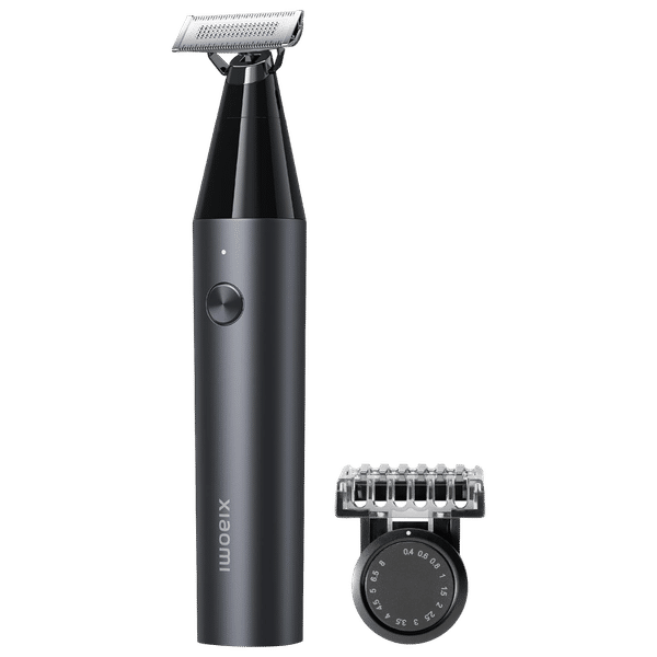 Xiaomi X300 Rechargeable Cordless Wet and Dry Trimmer for Beard and Body with 14 Length Settings for Men (60mins Runtime, Fast Charging, Black)_1