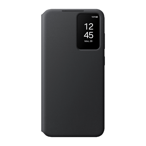 SAMSUNG Flip Cover for Galaxy S24 (Handy Hidden Pocket, Black)_1