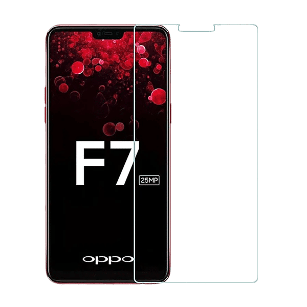RedFinch Tempered Glass Screen Protector for Oppo F7 (Fingerprint Resistant)_1