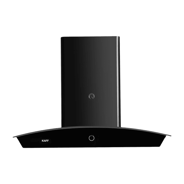 KAFF Sigma 60cm 1250m3/hr Ducted Auto Clean Wall Mounted Chimney with Heavy Duty Baffle Filter (Black)_1