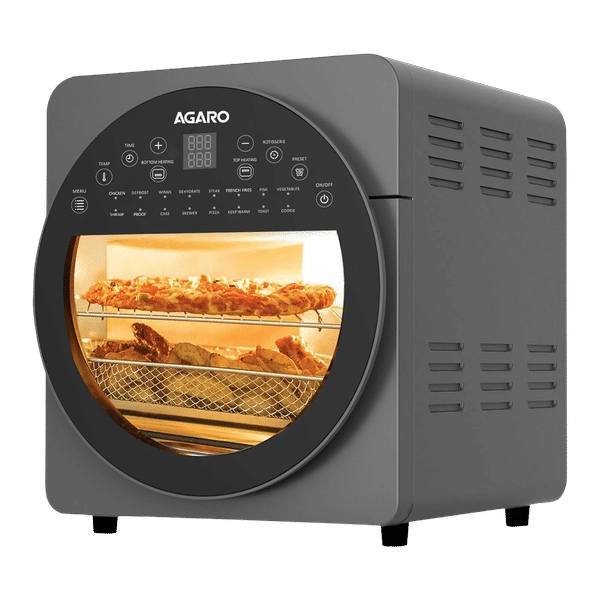 AGARO Elite 14.5L 1700 Watt Digital Air Fryer with 16 Preset Cooking Functions (Black)_1