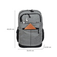 ASUS 90XB08Y0BBP000 Laptop Backpack for 16 Inch Laptop (Mesh Padded Back, Grey)_3