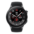 OnePlus Watch 2 WiFi + Bluetooth Google Wear OS4 Smartwatch (36.3mm AMOLED Display, GPS, Black Steel Strap)_1