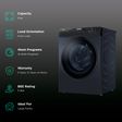 Haier 8 kg 5 Star Inverter Fully Automatic Front Load Washing Machine (HW80-IM12929CBK, Anti Bacterial Technology, Black)_2