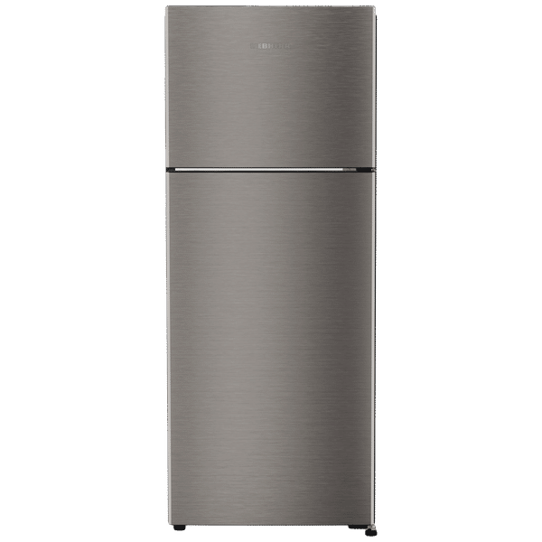 LIEBHERR Pure 245 Litres 2 Star Frost Free Double Door Refrigerator with Antibacterial Gasket (TCPgsB 2411, Grey Steel)_1