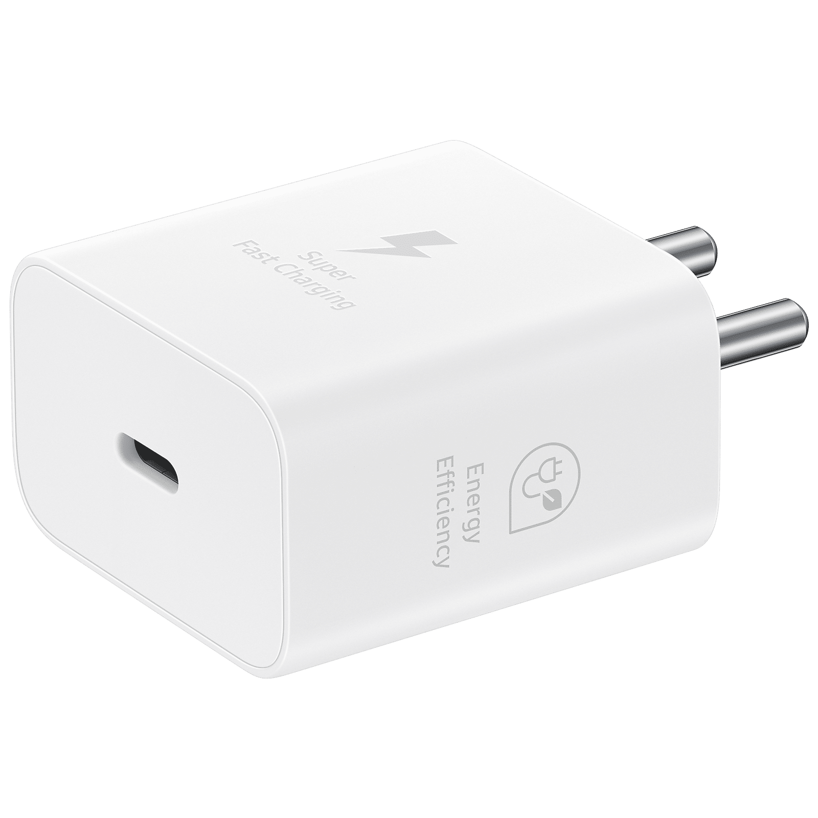 SAMSUNG 25W Type C Fast Charger (Adapter Only, Support PD 3.0 PPS, White)