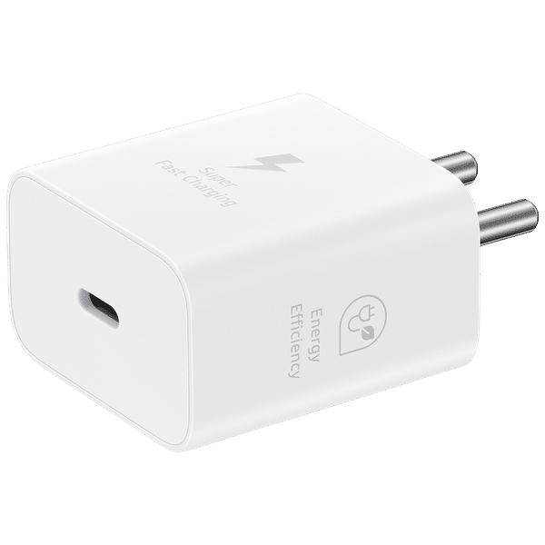 SAMSUNG EP-T2510NWNGIN 25W Type C Fast Charger (Adapter Only, Support PD 3.0 PPS, White)_1