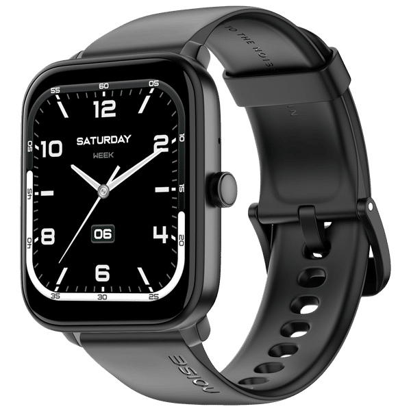 noise ColorFit Pulse 4 Smartwatch with Bluetooth Calling (46.9mm AMOLED Display, IP68 Water Resistant, Jet Black Strap)_1