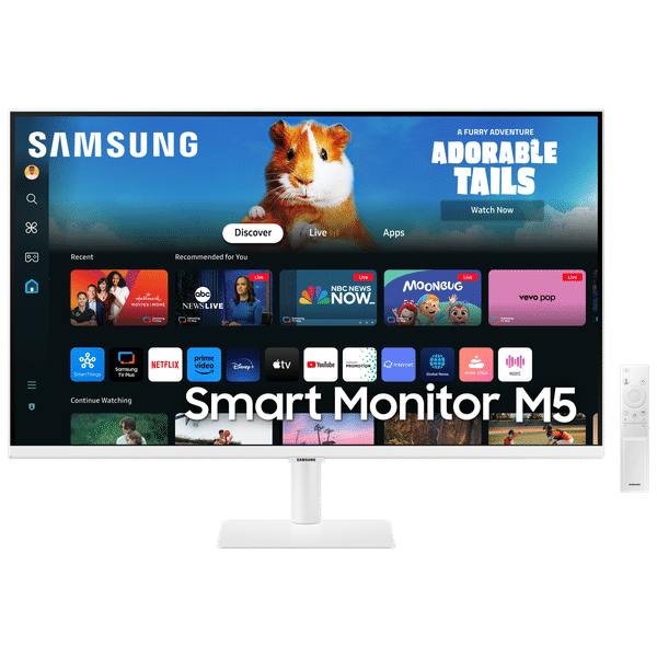 SAMSUNG Smart M5D 68.58 cm (27 inch) Full HD VA Panel IPS Monitor with 10W Inbuilt Speakers_1