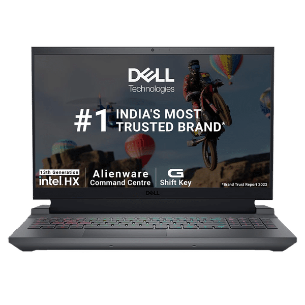 DELL G15 5530 Intel Core i7 13th Gen Notebook Laptop (16GB, 512GB SSD, Windows 11 Home, 6GB Graphics, 15.6 inch Full HD Display, MS Office 2021, Shadow Gray with Black Thermal Shelf, 2.81 KG)_1