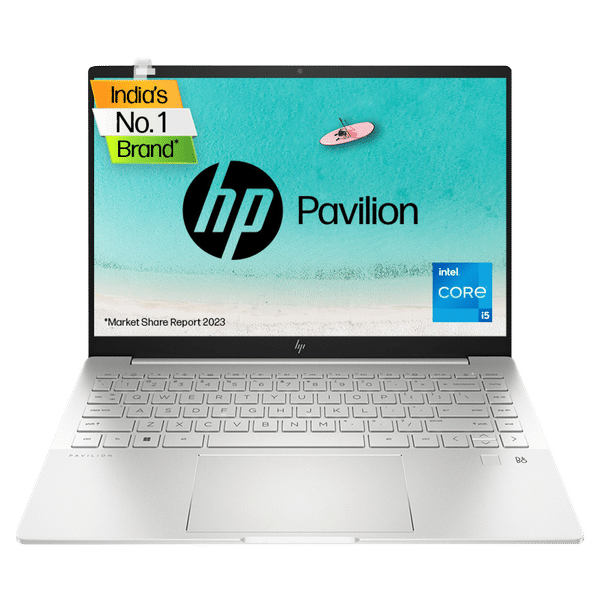 HP Pavilion Plus 14-eh1022TU Intel Core i5 13th Gen (14 inch, 16GB, 512GB, Windows 11 Home, MS Office 2021, Intel Iris Xe, IPS Display, Natural Silver, 81B19PA)_1