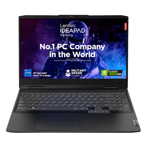 Lenovo IdeaPad Gaming 3 16IAH7 Intel Core i7 12th Gen (16 inch, 16GB, 512GB, Windows 11 Home, MS Office 2021, NVIDIA GeForce RTX 3060 Graphics, WUXGA IPS Display, Onyx Grey, 82SA00B2IN)_1