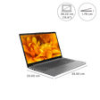 Lenovo IdeaPad Slim 3 15AMN8 AMD Ryzen 5 (15.6 inch, 8GB, 512GB, Windows 11 Home, MS Office 2021, AMD Radeon 610M, FHD IPS Display, Arctic Grey, 82XQ008UIN)_2
