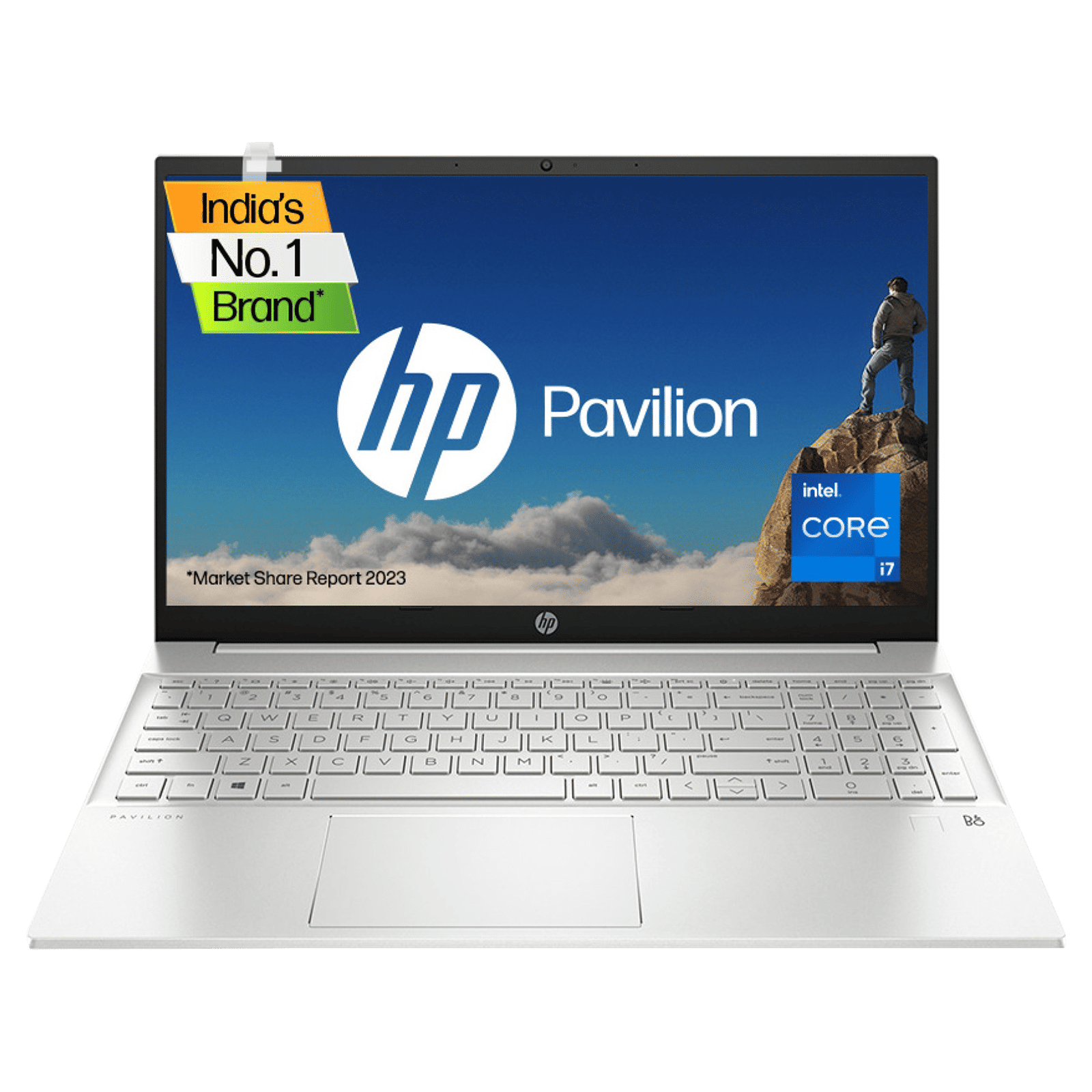 HP Pavilion 15-eg3036TU Intel Core i7 13th Gen (15.6 inch, 16GB, 1TB, Windows 11 Home, MS Office 2021, Intel Iris Xe, FHD IPS Display, Natural Silver, 7S4P3PA)