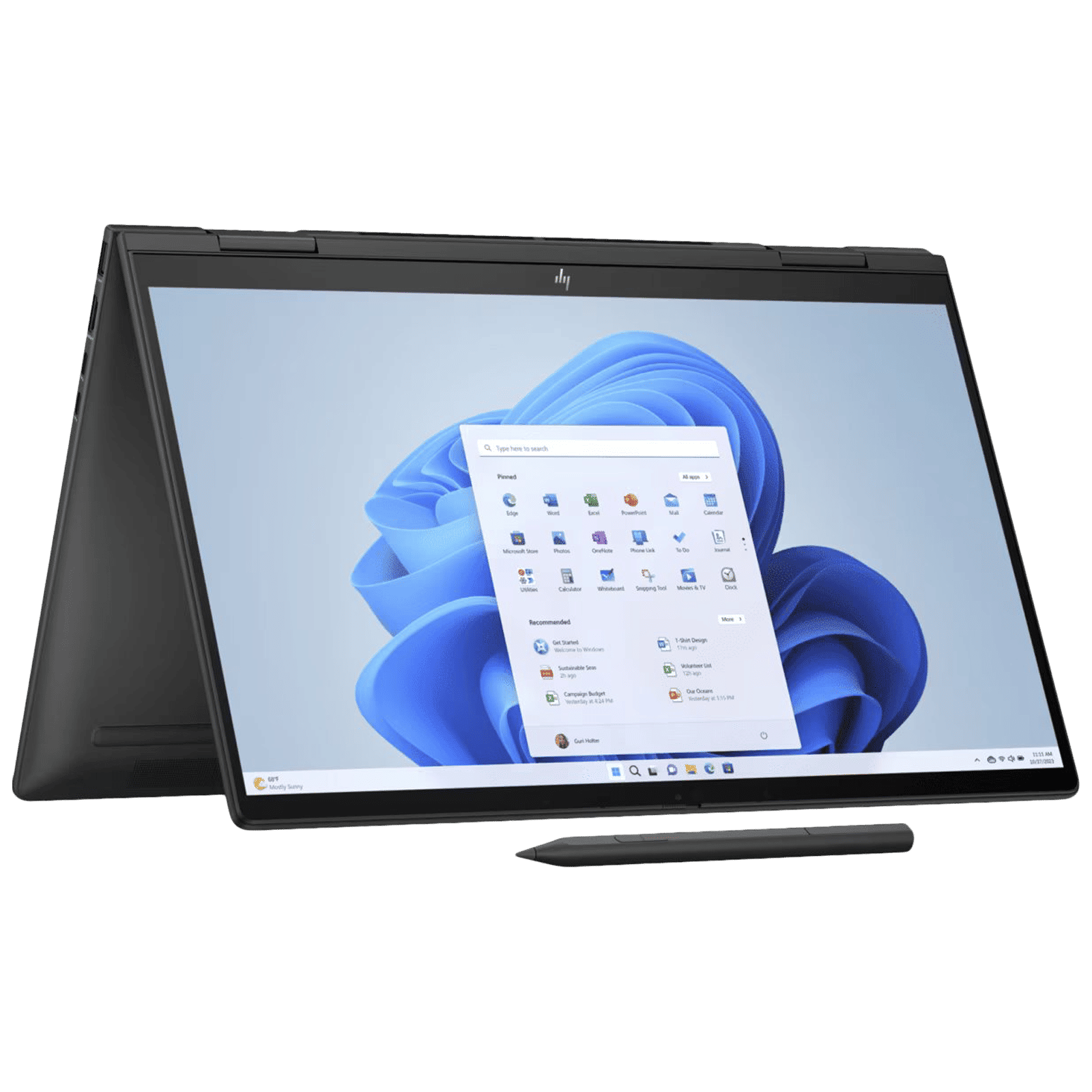 HP Envy x360 15-FE0014TX Intel Core i7 13th Gen (15.6 inch, 16GB, 1TB, Windows 11 Home, MS Office 2021, NVIDIA GeForce RTX 3050, OLED IPS Display, Nightfall Black, 8C4R6PA)