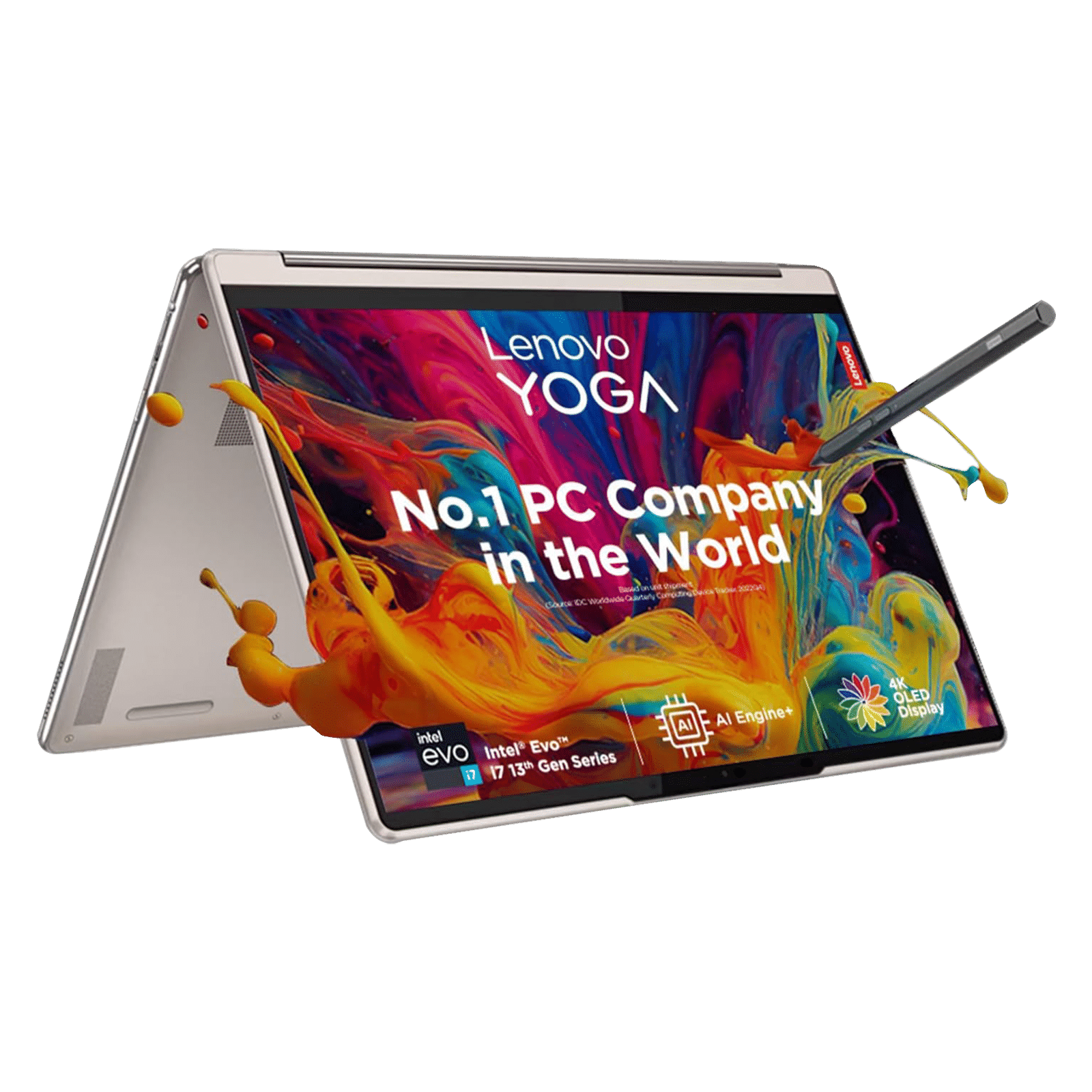 Lenovo Yoga 9 14IRP8 Intel Core i7 13th Gen (14 inch, 16GB, 1TB, Windows 11 Home, MS Office 2021, Intel Iris Xe, OLED Display, Oatmeal, 83B1004XIN)