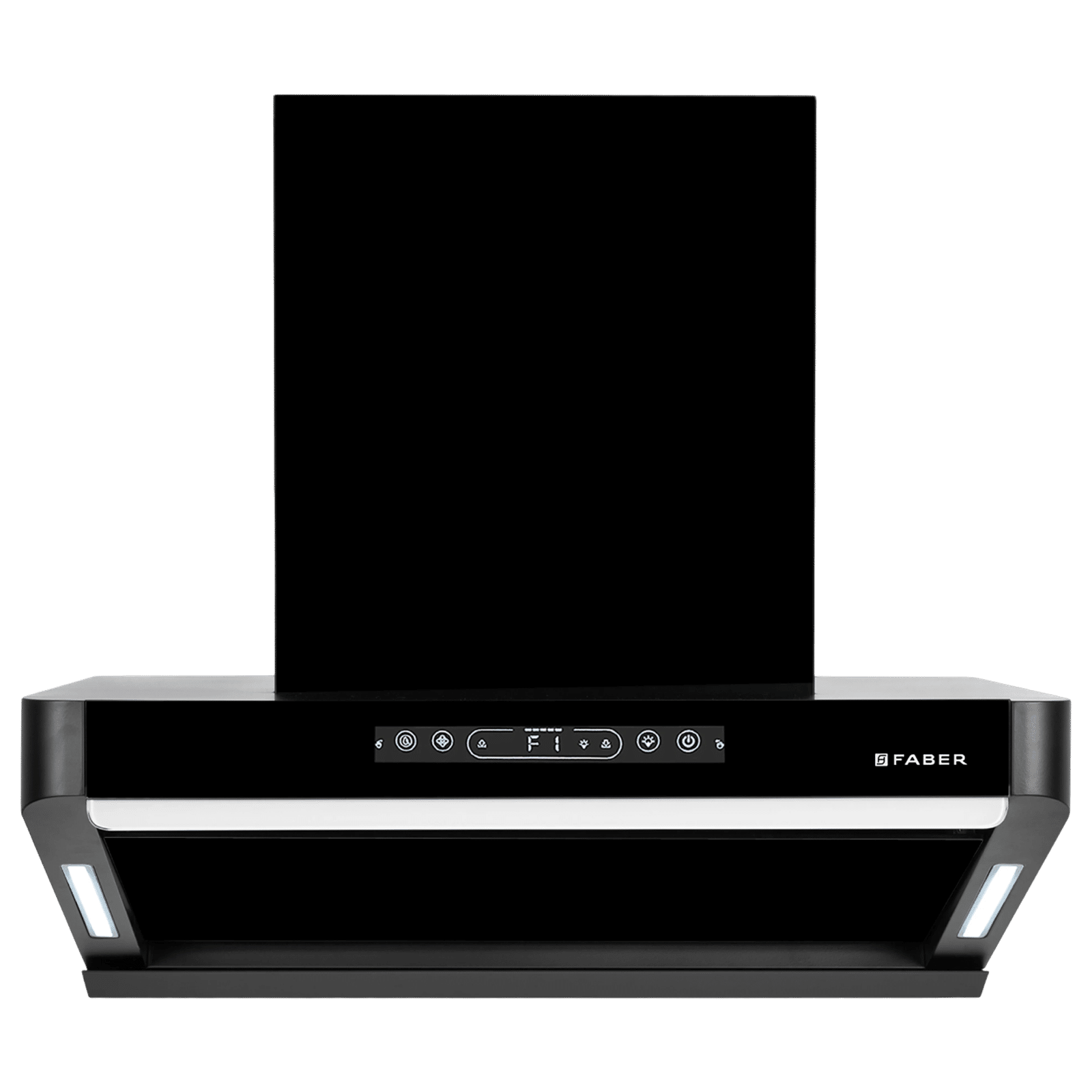 FABER Hood Pinnacle 75cm 1500m3/hr Ductless Auto Clean Wall Mounted Chimney with Touch and Gesture Control (Black)