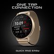 FIRE-BOLTT Destiny Smartwatch with Bluetooth Calling (35.3mm HD Display, IP67 Water Resistant, Beige Strap)_4