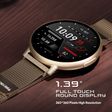 FIRE-BOLTT Destiny Smartwatch with Bluetooth Calling (35.3mm HD Display, IP67 Water Resistant, Beige Strap)_2