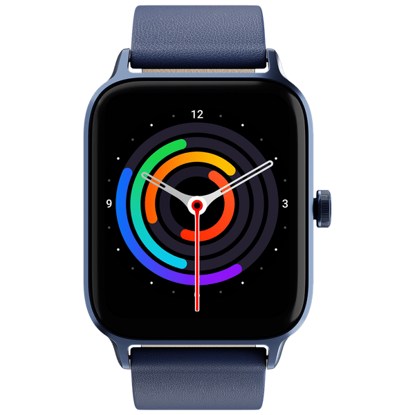 TITAN Traveller Smartwatch with Bluetooth Calling (45.2mm AMOLED Display, IP68 Water Resistant, Blue Strap)_1