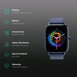 TITAN Traveller Smartwatch with Bluetooth Calling (45.2mm AMOLED Display, IP68 Water Resistant, Blue Strap)_2