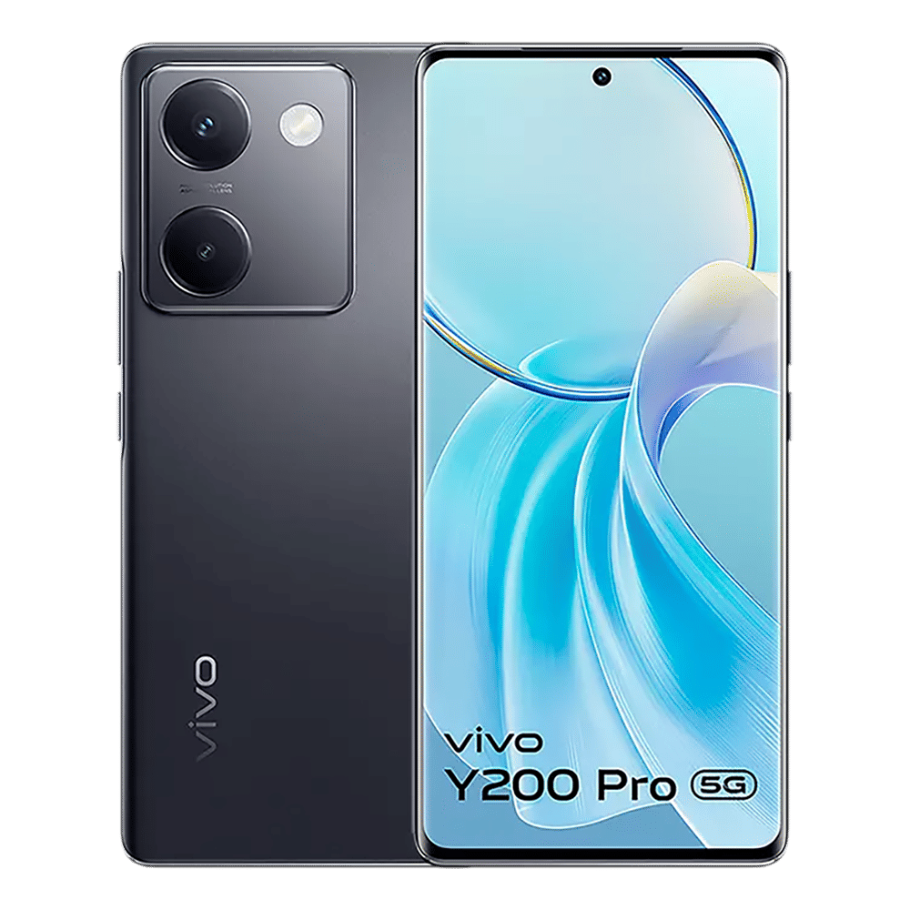 Buy vivo Y200 Pro 5G (8GB RAM, 128GB, Silk Black) Online – Croma