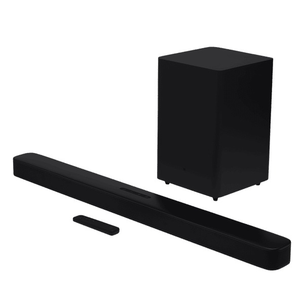 JBL 300W Bluetooth Soundbar with Remote (Dolby Digital Audio, 2.1 Channel, Black)_1