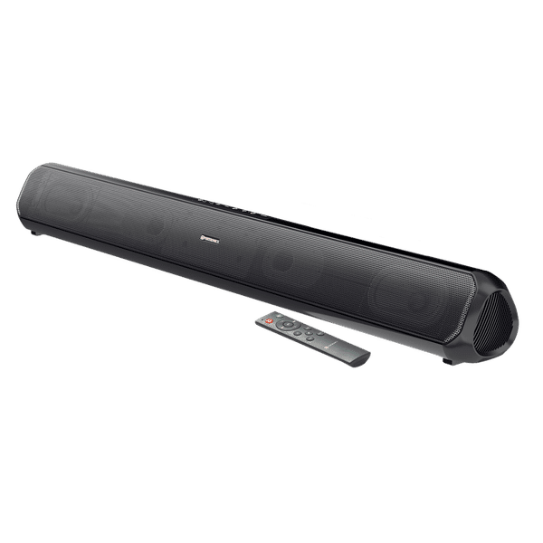 PORTRONICS Sound Slick 6 60W Bluetooth Soundbar with Remote (Virtual 3D Surround Sound Technology, Black)_1