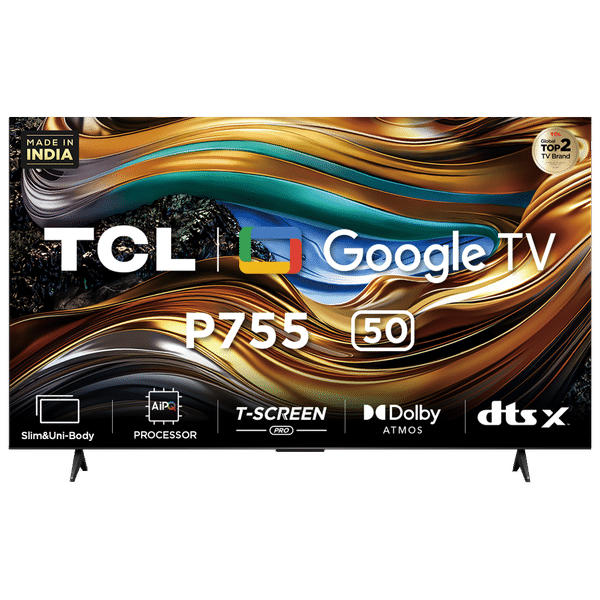 TCL P755 127 cm (50 inch) 4K Ultra HD LED Google TV with Dolby Vision and Dolby Atmos (2024 model)_1