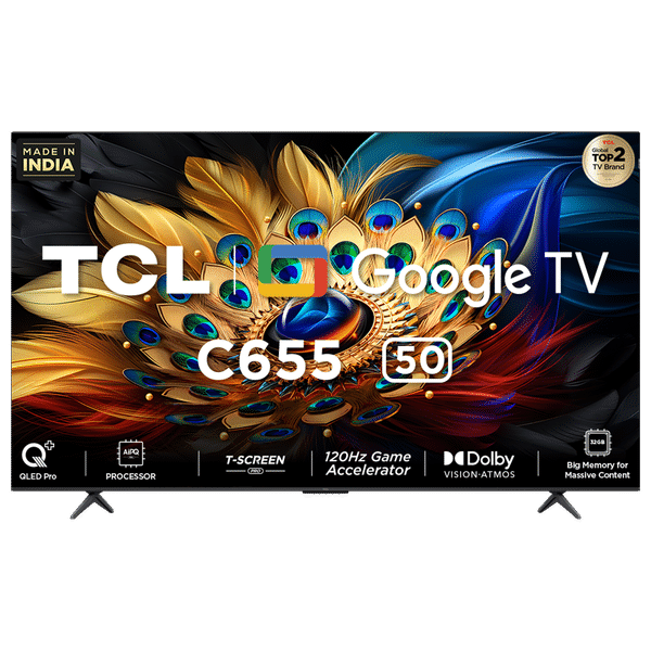 TCL C655 127 cm (50 inch) QLED 4K Ultra HD Google TV with Dolby Vision (2024 model)_1