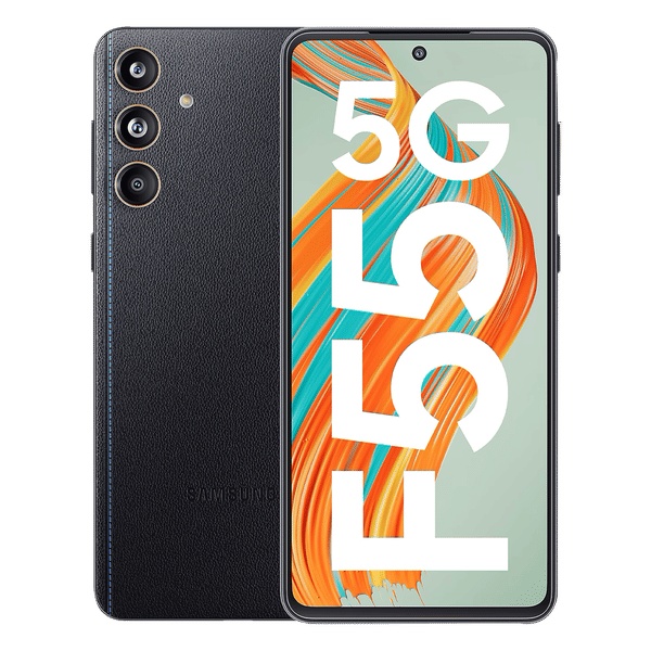 SAMSUNG Galaxy F55 5G (8GB RAM, 128GB, Raisin Black)_1