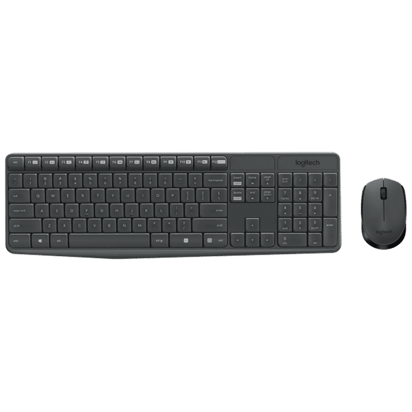 logitech MK235 Wireless Keyboard & Mouse Combo (Spill Resistant, Black)_1