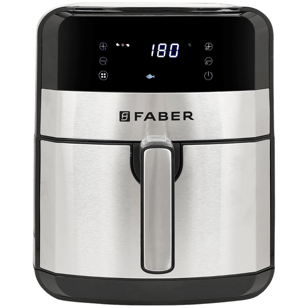 FABER 6.5L 1750 Watt Digital Air Fryer with 8 Preset Menus (Silver)_1
