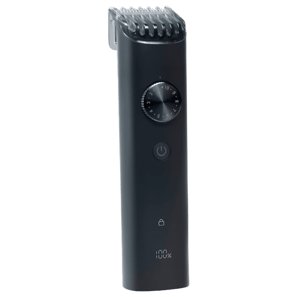 Xiaomi Trimmer 2 Rechargeable Corded & Cordless Dry Trimmer for Beard & Moustache with 40 Length Settings for Men (90mins Runtime, IPX7 Waterproof, Black)_1