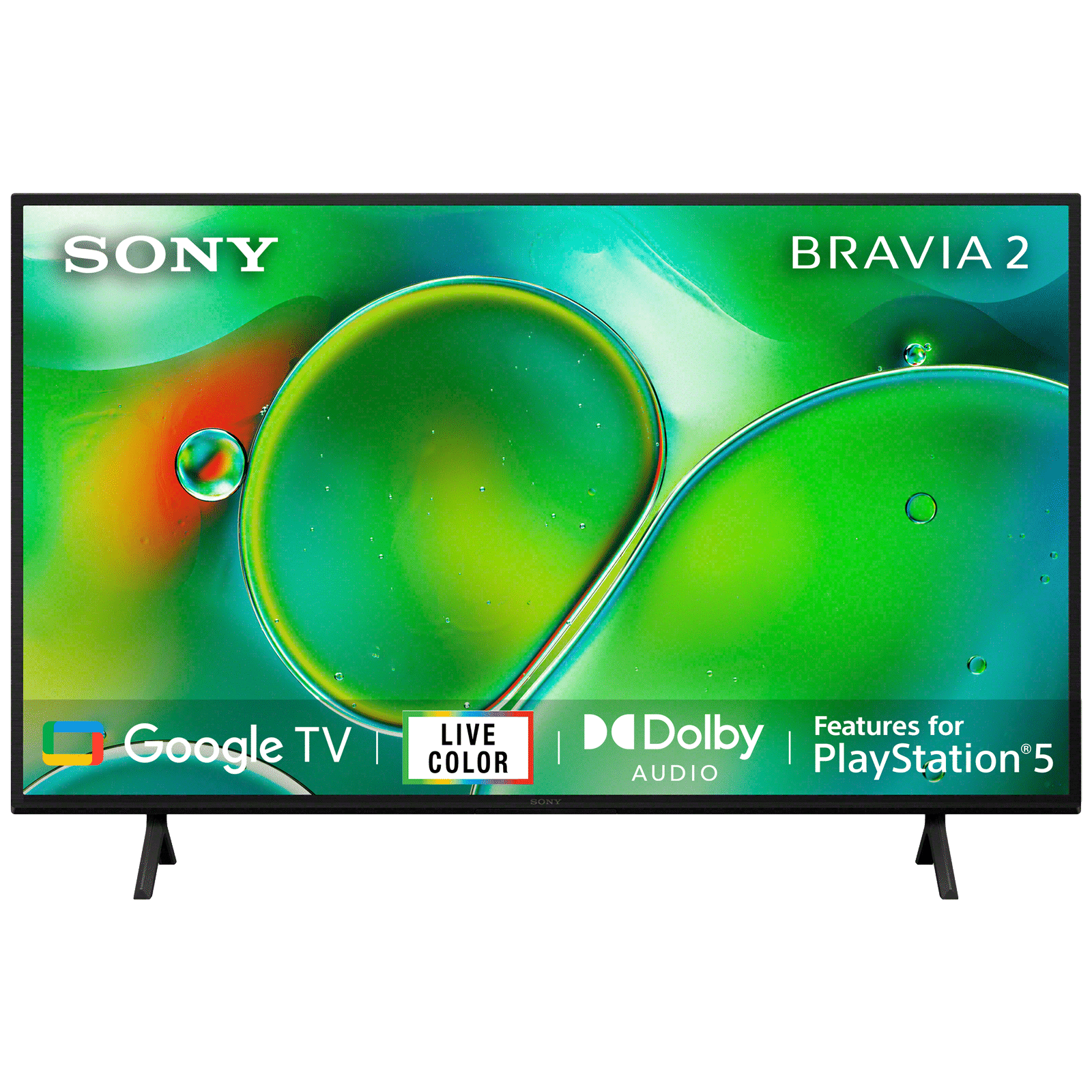 SONY Bravia 2 165.1 cm (65 inch) 4K Ultra HD Google TV with Live Colour Technology (2024 model)