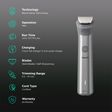 PHILIPS Series 5000 13-in-1 Rechargeable Cordless Grooming Kit for Face, Head and Body for Men (120mins Runtime, Beard Sense Technology, Silver)_2