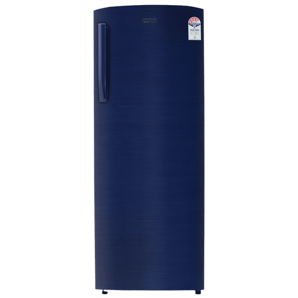 Croma 251 Litres 4 Star Direct Cool Single Door Refrigerator with Anti Fungal Gasket (CRLR251DIE302704, Blue)_1