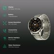 noise NoiseFit Mettalix Smartwatch with Bluetooth Calling (35.5mm HD Display, IP68 Water Resistant, Elite Nickel Strap)_2