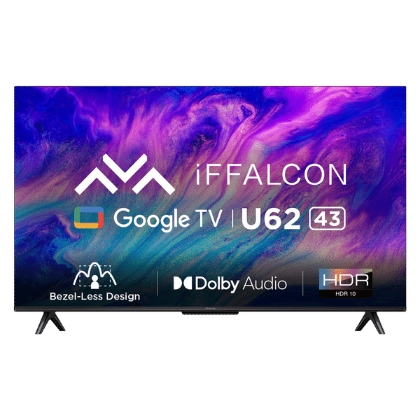 iFFALCON U62 108 cm (43 inch) 4K Ultra HD LED Google TV with Dolby Audio (2022 model)_1
