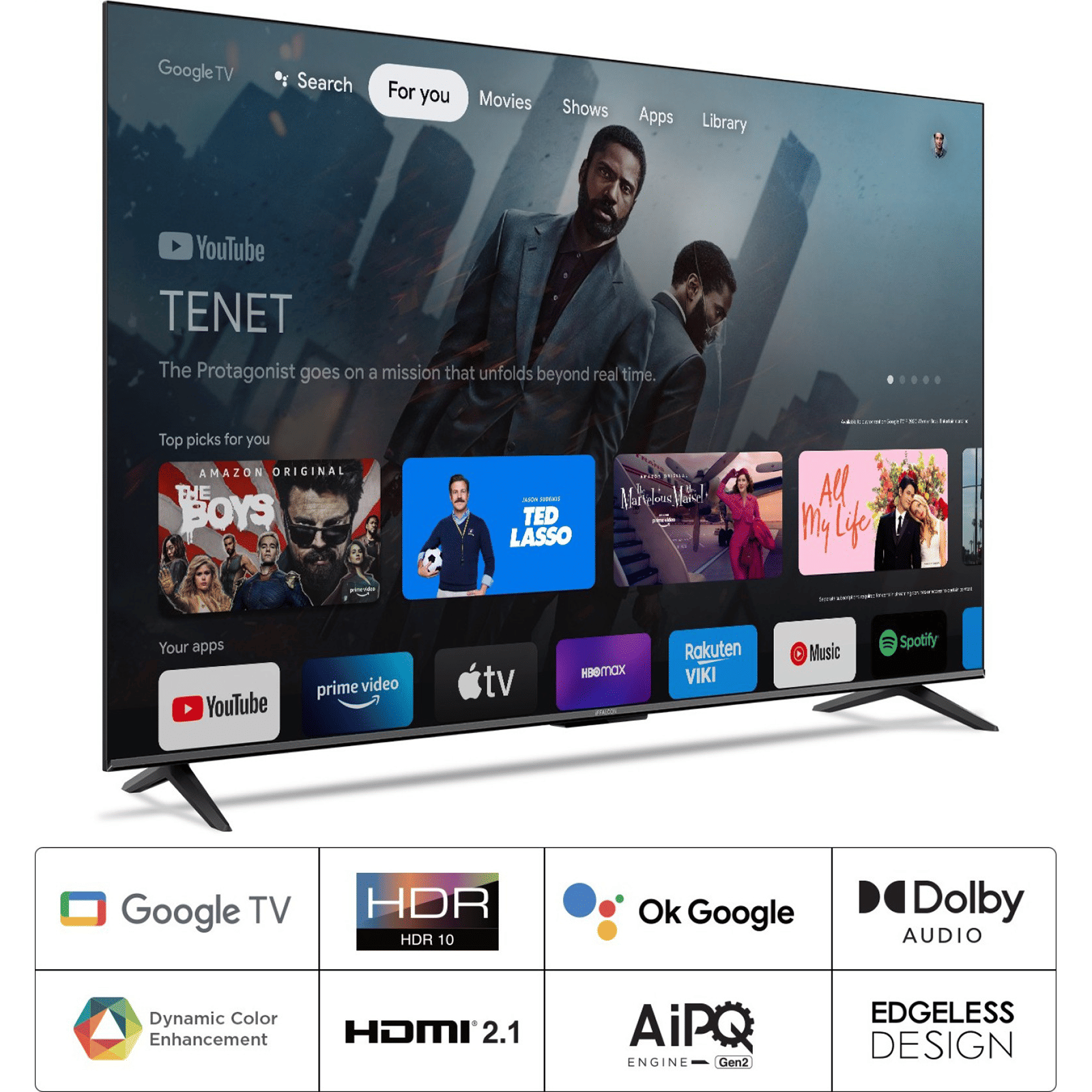 Buy iFFALCON U62 108 cm (43 inch) 4K Ultra HD LED Google TV with Dolby ...