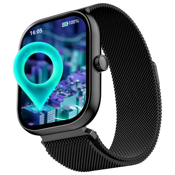 boAt Wave Sigma 3 Smartwatch with Bluetooth Calling (51.05mm HD Display, IP67 Sweat, Dust & Water Resistant, Metal Black Strap)_1