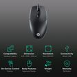 HP M050 Wired Mouse with Optical Engine (1200 DPI, 3 Keys, Black)_2