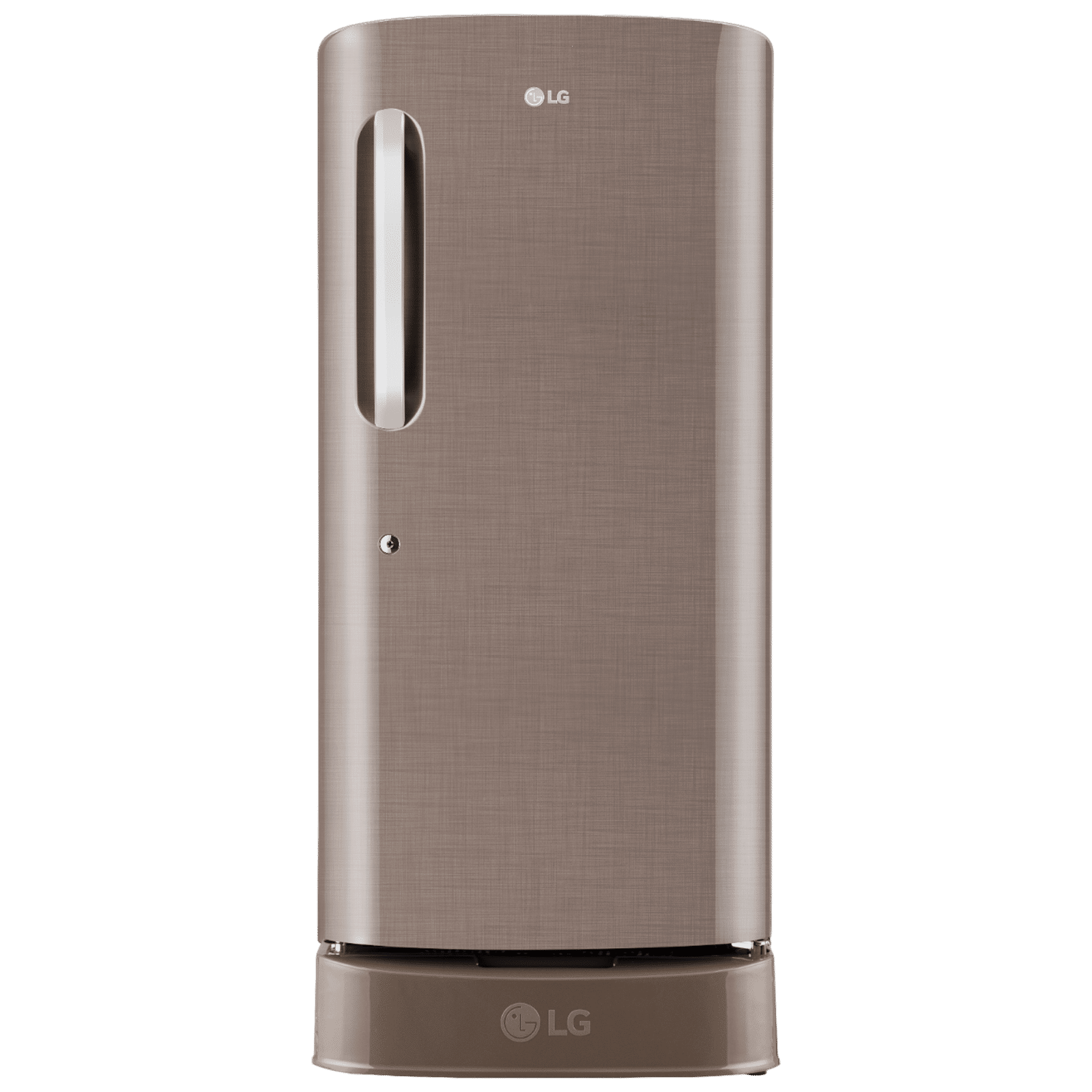 LG 210 Litres 3 Star Direct Cool Single Door Refrigerator with Stabilizer Free Operation (GL-D231AFSD, Fawn Steel)