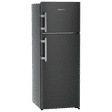 LIEBHERR Cluster 1 269 Litres 2 Star Frost Free Double Door Refrigerator with Central Power Cooling (TCLbsB 2711, Black Steel)_2
