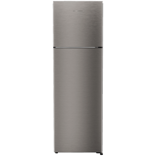 LIEBHERR Cluster 1 316 Litres 2 Star Frost Free Double Door Refrigerator with Central Duo Cooling (TDPgsB 3111, Grey Steel)_1