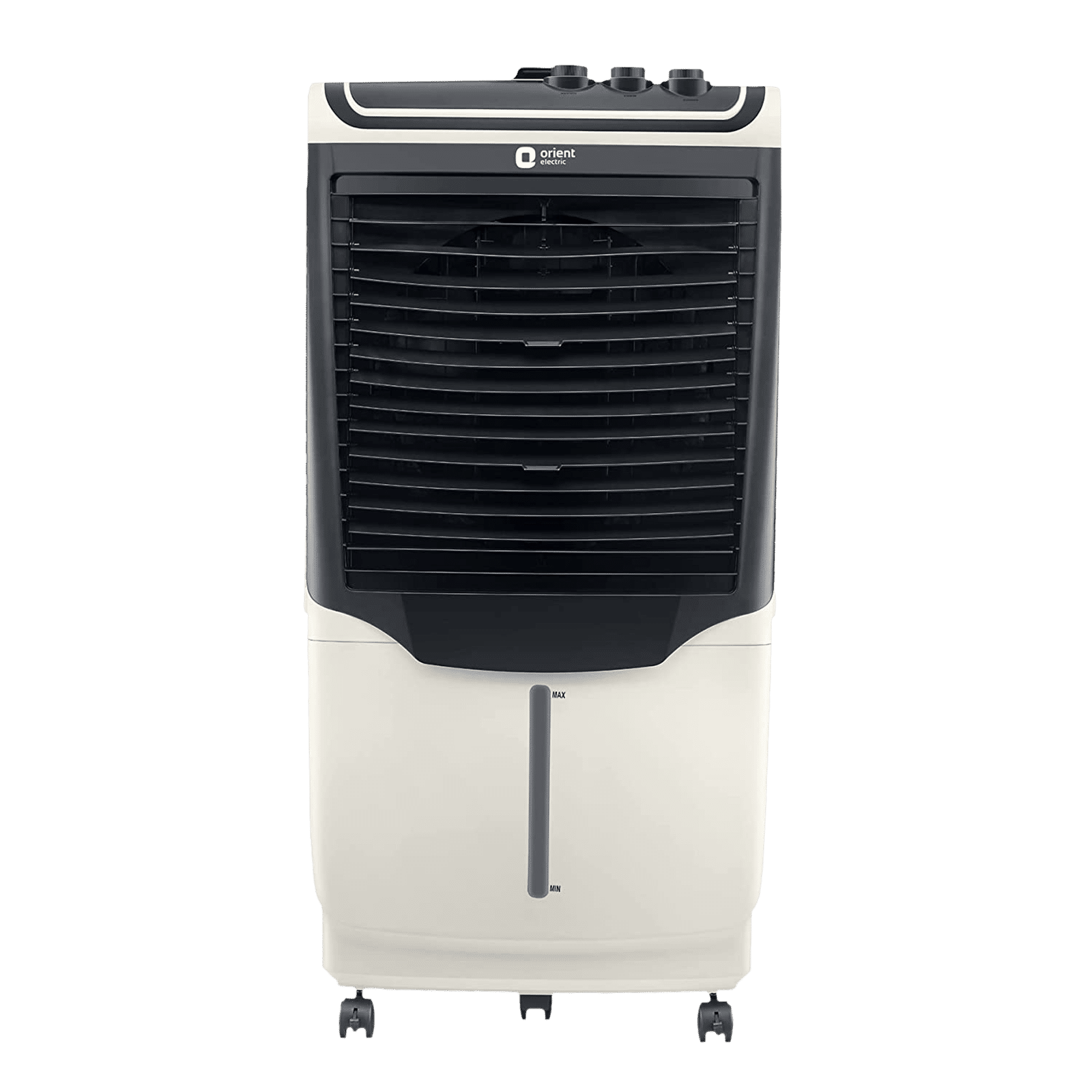 Orient Avante 90 Litres Desert Air Cooler with Inverter Compatible (Ice Chamber, White & Dark Grey)