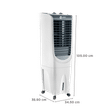 Orient Ultimo 26 Litres Tower Air Cooler with Lot Enabled (Ice Chamber, White)_2