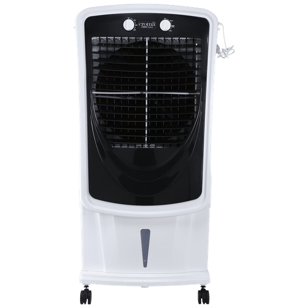 Croma AZ75 75 Litres Desert Air Cooler with Inverter Compatible (Evaporative Cooling Technology, White & Black)_1
